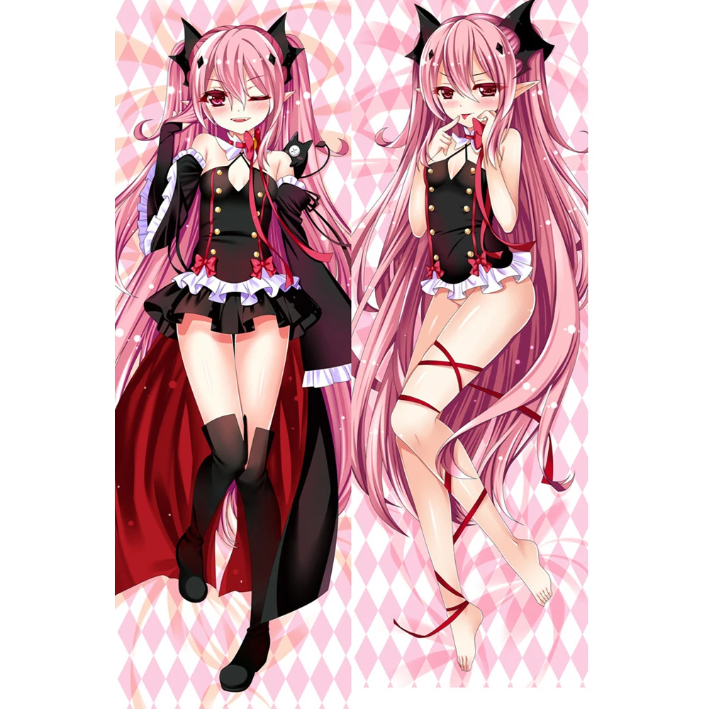 Японский Dakimakura Чехол Seraph из конца кровати Наволочка Krul Tepes Hiiragi Shinoa наволочки|pillow