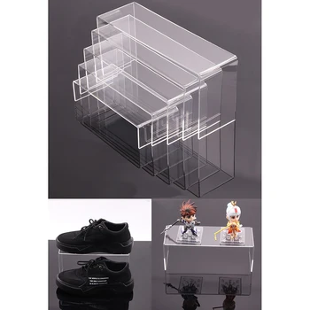 

2Pcs Clear Acrylic U Stand for Display Showcase Shelf Figures Buffets Cupcakes and Jewelry Shoe Cosmetic Display Stands