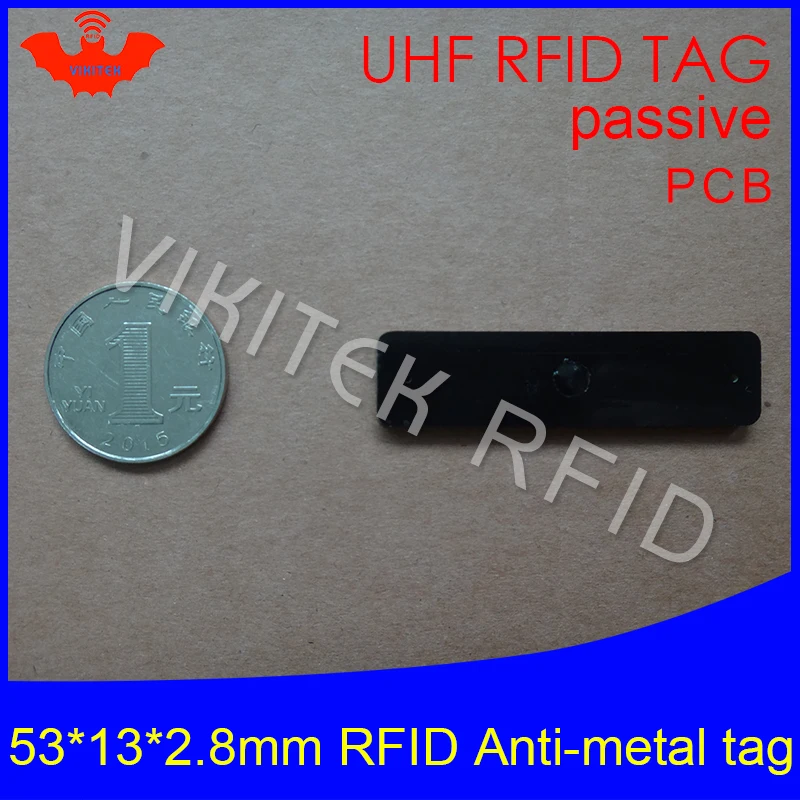 

UHF RFID metal tag 915mhz 868mhz Alien Higgs3 EPCC1G2 6C 53*13*2.8mm fixed assets management PCB smart card passive RFID tags