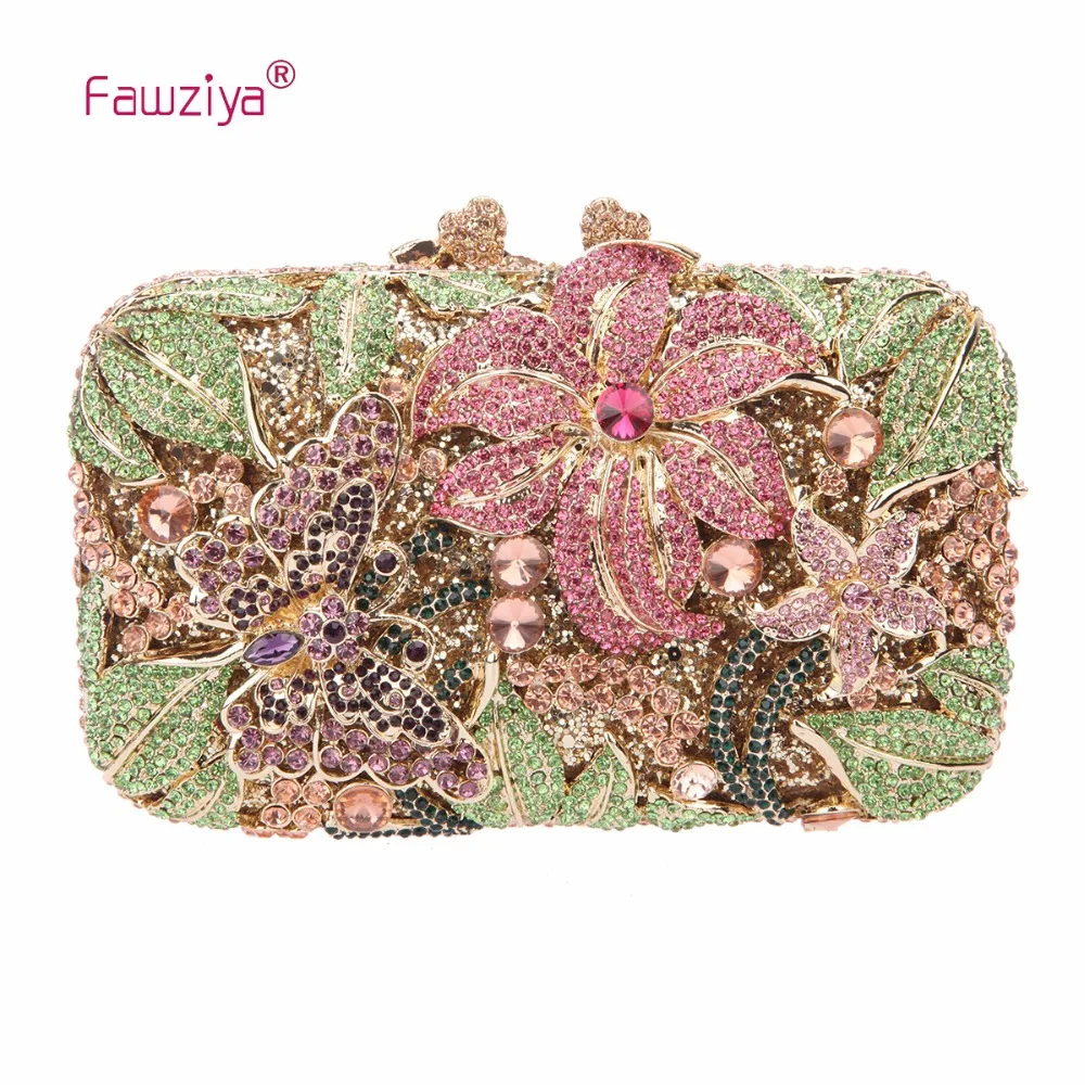 

Fawziya Butterfly Purse And Floral Clutch Bags Branded Handbags