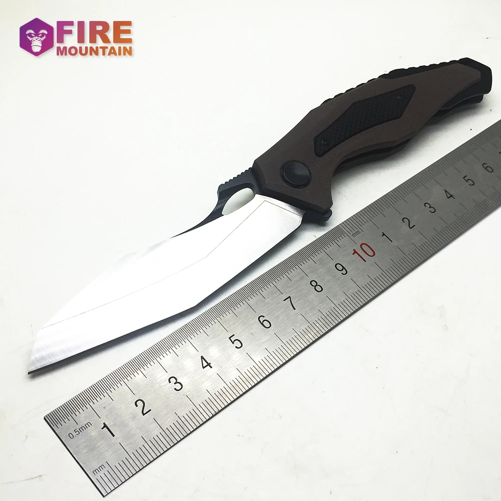 

BMT ZT0427 Black G10 Folding Knife D2 Blade Ball Bearing Camping Tactical Hunting Combat Pocket Knives Survival EDC Rescue Tools