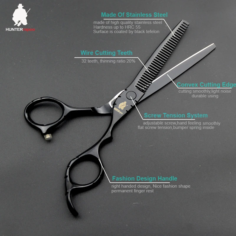 

30% Off 6 inch Hair thinning Scissors HT9153 Scissors Barber Supplies Beauty Salon Hair Shears hairdressing salons teeth clipper