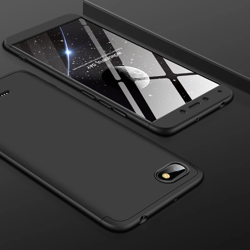360 Full Cover For Xiaomi Redmi 6 Pro S2Y2 Note5 Luxury Hard Plastic Matte Case For Redmi 4X 5A Y1 5Plus Funda + Tempered Glass (5)