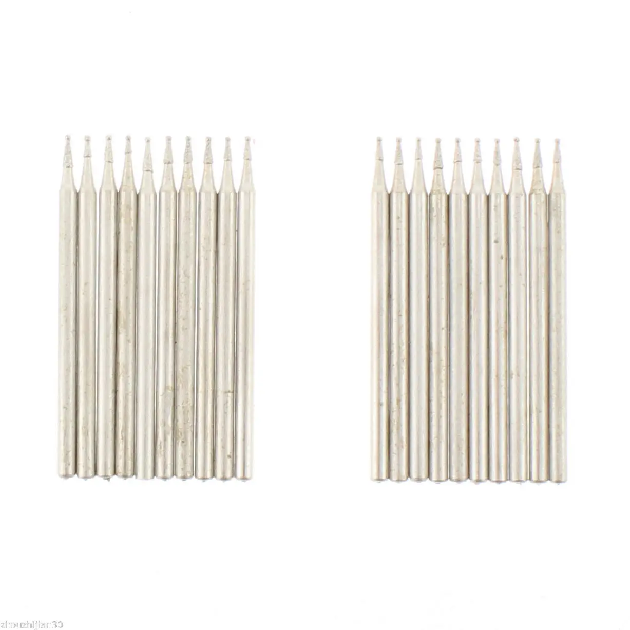 

20Pcs Diamond Coated 0.8mm Spherical Sphere Head Mounted Bit Grinding Points Gem ILOVETOOL