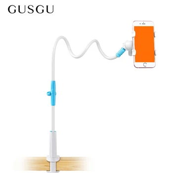 

GUSGU Lazy Phone Holder For iPhone Airpods Flexible Arm Tablet Stand 360 Degree Bed Desktop Mount For Huaiwei Xiaomi