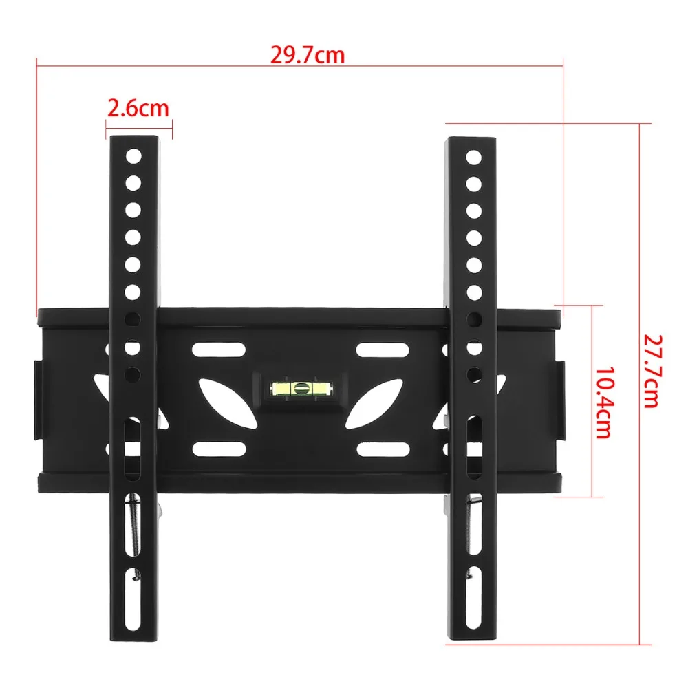 Universal TV Wall Mount Bracket Fixed Flat Panel TV Frame with Level Standard for 10-32 Inch LCD LED Monitor Flat Panel  Universal TV Wall Mount Bracket Fixed Flat Panel TV Frame with Level Standard for 10-32 Inch LCD LED Monitor Flat Panel