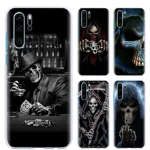 Мало смерть с косой чехол для телефона для huawei P30 P30 Pro P9 P10 P20 Lite P Smart плюс просмотр 20 Жесткий задний Чехол бант