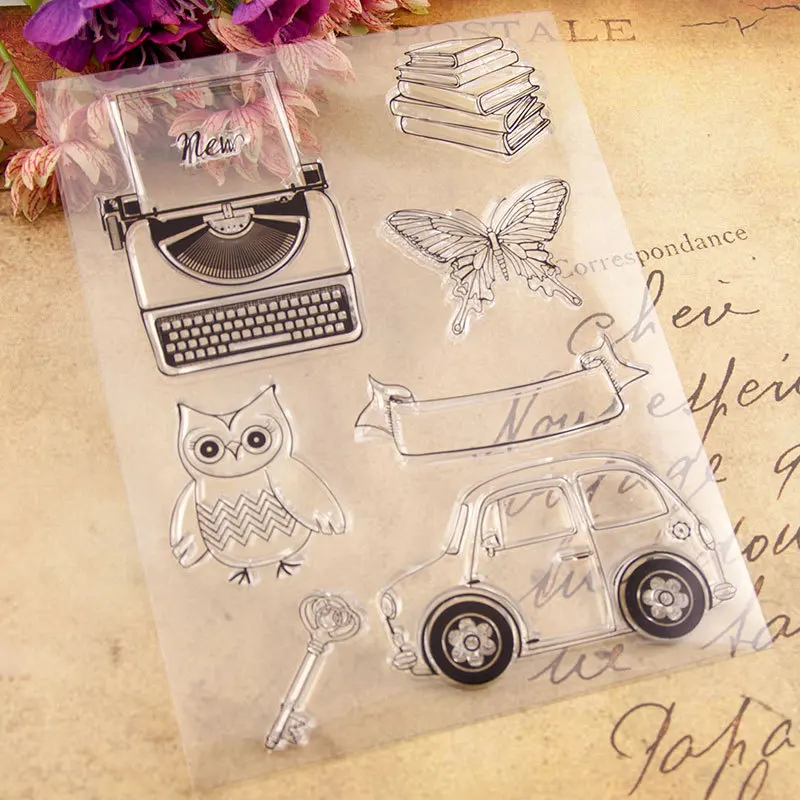 Owl Transparent Clear Silicone Stamps For Diy Scrapbooking/card Making