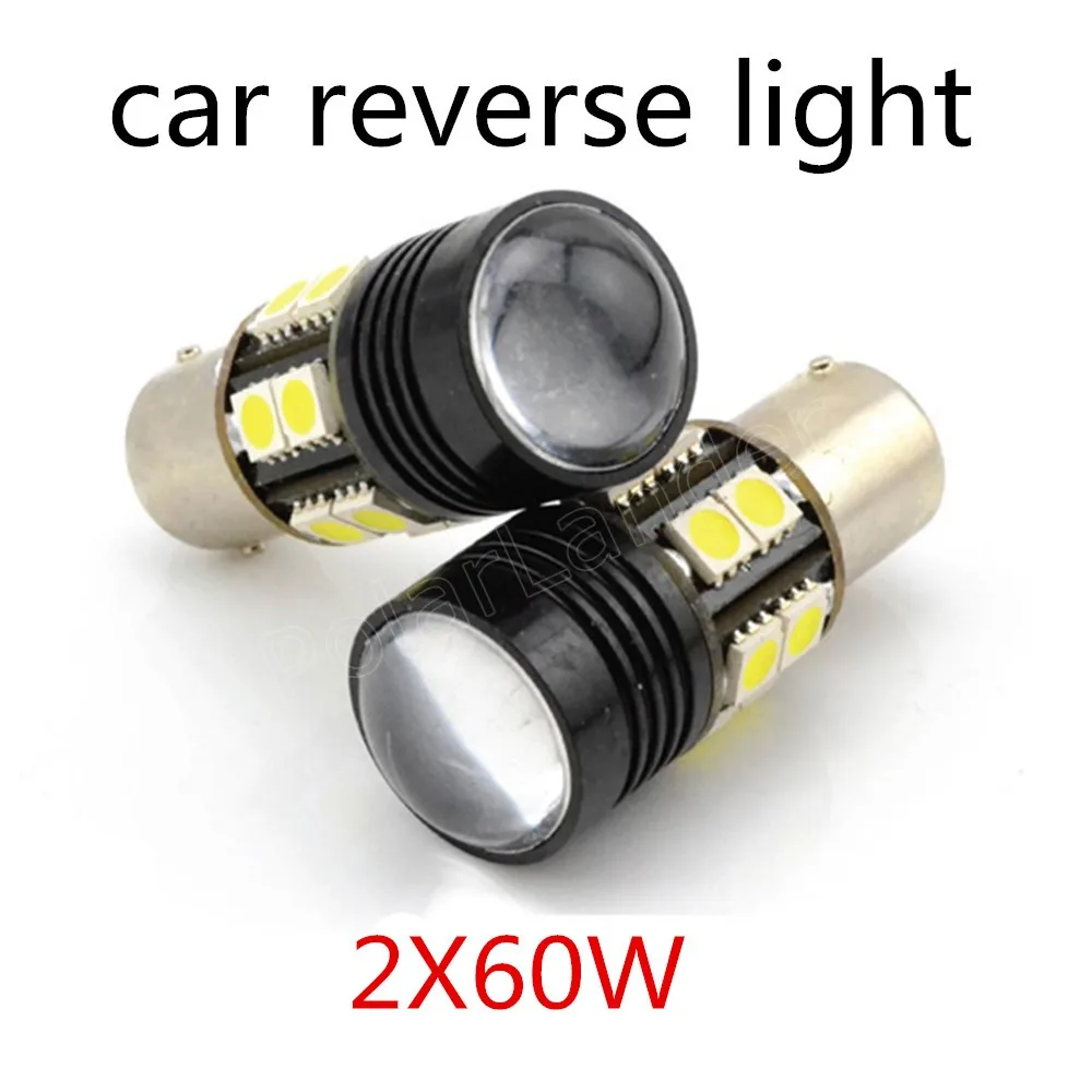 

2x High Power LED Bulbs Car Reverse Lights Signal Backup DRL Lights DC12V White 6W Source Tail Rear Brake Hot