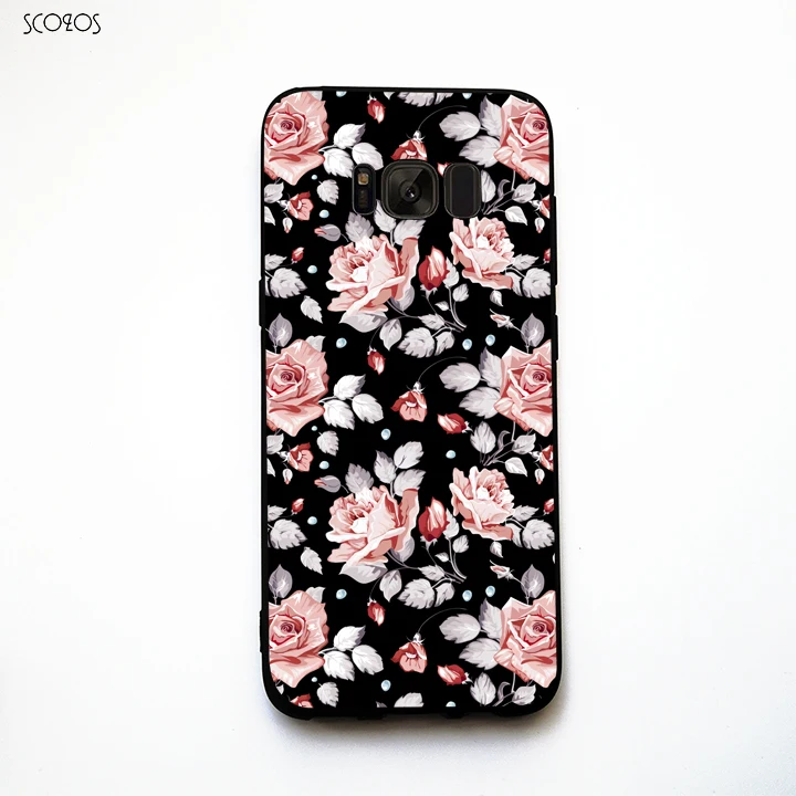 SCOZOS с цветочным орнаментом в цветочек мягкий чехол для телефона Samsung Galaxy S6 S7 край