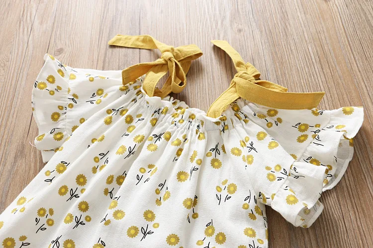 Casual Girls Clothing Sets Summer Kids Clothing Sets Sleeveless Floral T-shirt Shorts Pants 2Pcs Suit Bow Children Girl Suit cute clothing sets	