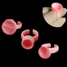 Одноразовые перманентные кольца для макияжа делитель/неразделитель татуировки чернила татуировка бровей и губ держатель пигментов кольца контейнер/чашка