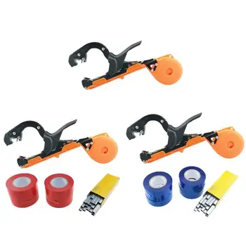 

1 Set Plant Branch Hand Tying Staples +Tapener +TapesBinding Machine Flower Vegetable Garden Tools Russia Shipping