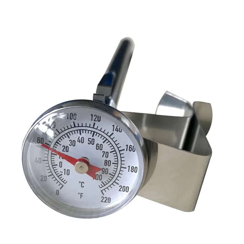

Dial 25mm Pocket Thermometer With Plastic Sleeve, instant read, milk frother, dual scale thermometer