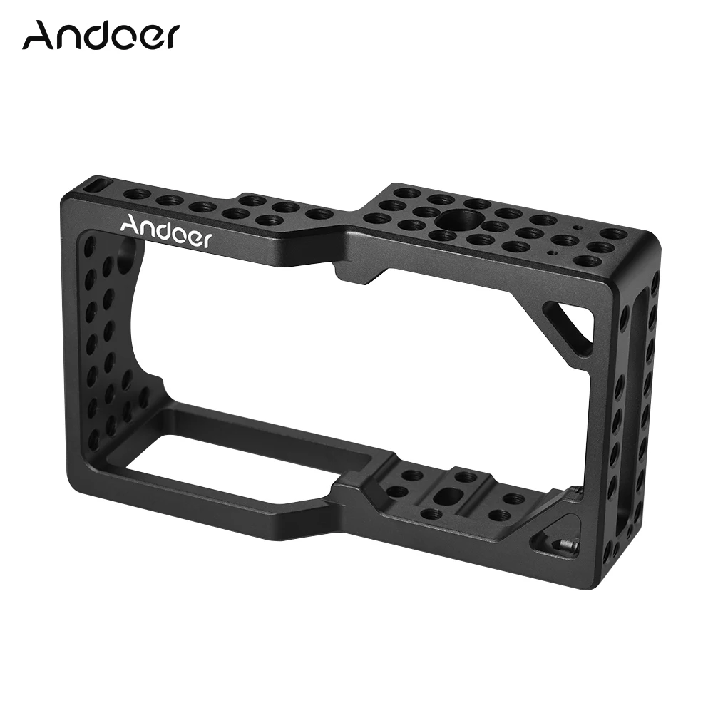 Andoer видеокамера клетка защитное устройство-стабилизатор для камера bmpcc для крепления микрофона монитор штатив светодиодный свет