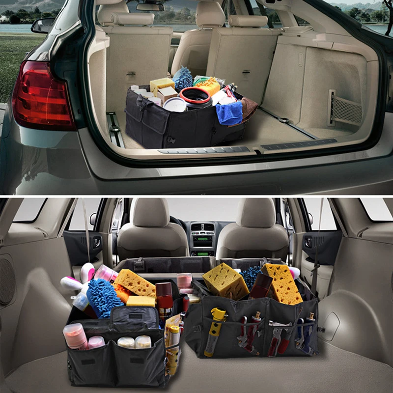 Car Back Folding Storage Box Multi-Use Oxford Portable Bags Auto Organizer | Автомобили и мотоциклы