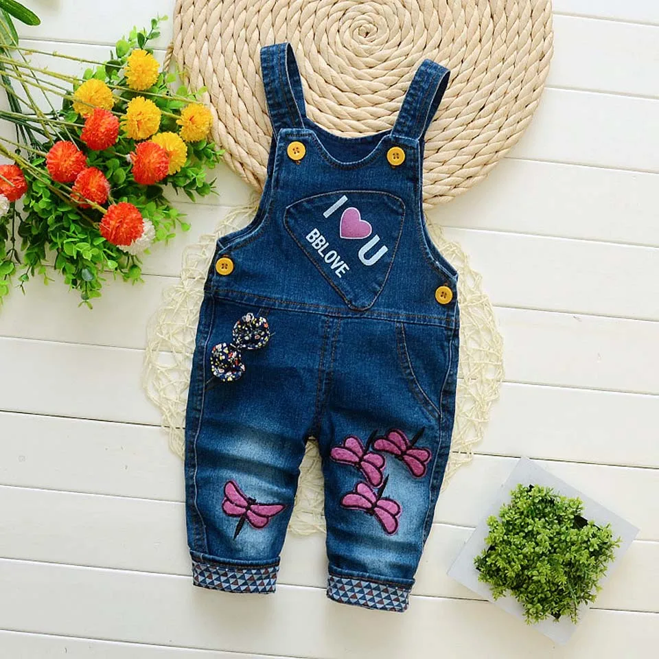 

Fashion Spring Autumn Winter Baby Boys Girls Casual Jeans Cotton Soft Pants Kids Denim Overalls Long Pants For 1-3T Children