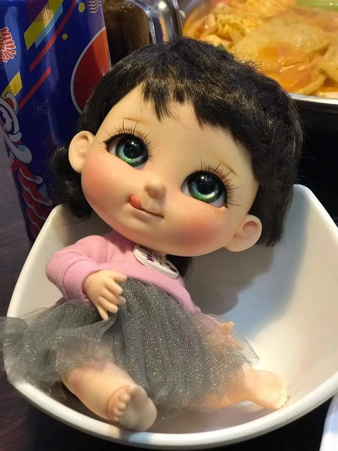 Бесплатная доставка. 1/8 BJD кукла Foodie xiaohebao носок Bru|Куклы| |