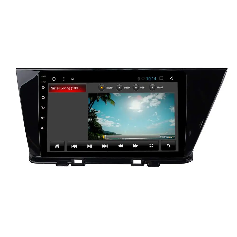 Excellent 9" Android 8.0 Touch Screen Octa Core Car Radio Player GPS Navigation For Kia Niro 2016-2018 Left Hand Drive 3