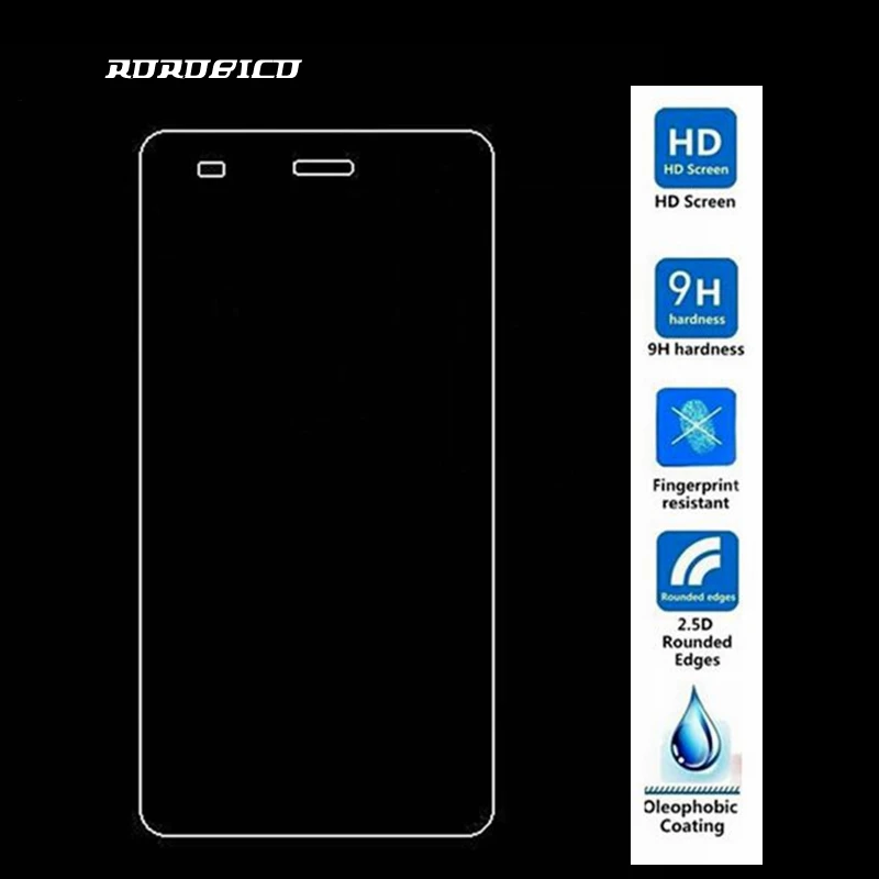 ROROBICO For Doogee X5 Screen Protector 0.26mm 2.5D 9H Front Film Premium Explosion-Proof Toughened Tempered Glass | Мобильные