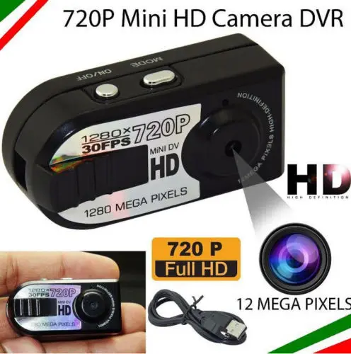 HD720P цифровая камера Мини DVR Q5 с 12 миллионов пикселей и Thumb DV камеры