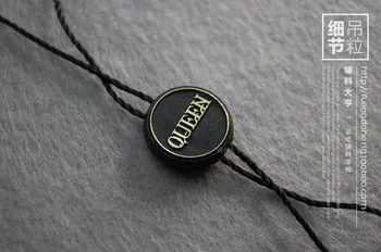 

500PCS STRING SEAL /Queen / high-grade clothes seal/ plastic seal tag//string hang tag/STRING SEAL