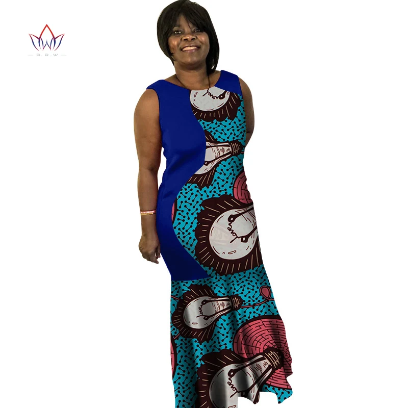 2019 летнее платье африканская Дашики длинное платье для женщин макси платье Базен Riche бабочка рукав вечерние платья для женщин WY4482