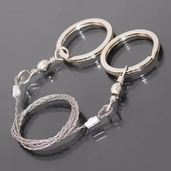 

Hand Chain Saw Safety Survival Fretsaw ChainSaw Emergency Outdoor Steel Wire Saw Camping Hunting Kits Pocket Gear