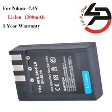 Высококачественный 1300mAh Совершенно новый Сменный аккумулятор для Nikon EN-EL9A D40 D60 D3000 D5000 D40x