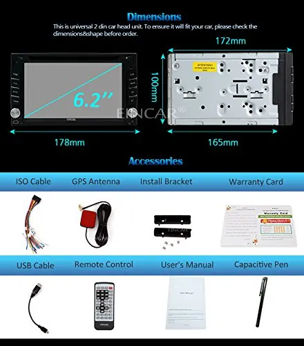 Discount EinCar Android 5.1.1 6.2 Inch Capacitive Multi-touch Screen Car Stereo Radio Receiver 2 Din GPS Navigation Car DVD CD Player In 2 Discount EinCar Android 5.1.1 6.2 Inch Capacitive Multi-touch Screen Car Stereo Radio Receiver 2 Din GPS Navigation Car DVD CD Player In 2