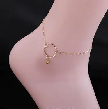 

Simple Style Anklets Jewelry Rose Gold Titanium Steel Fashion Foot Chain Fashion Brand Vintage Jewelry for Women Wholesale Price