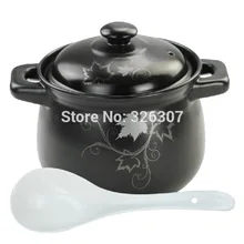 Китайский 3.75L 3.5KGS керамический песок горшок посуда каша керамическая кастрюля мармитовая тушеная супница кастрюля