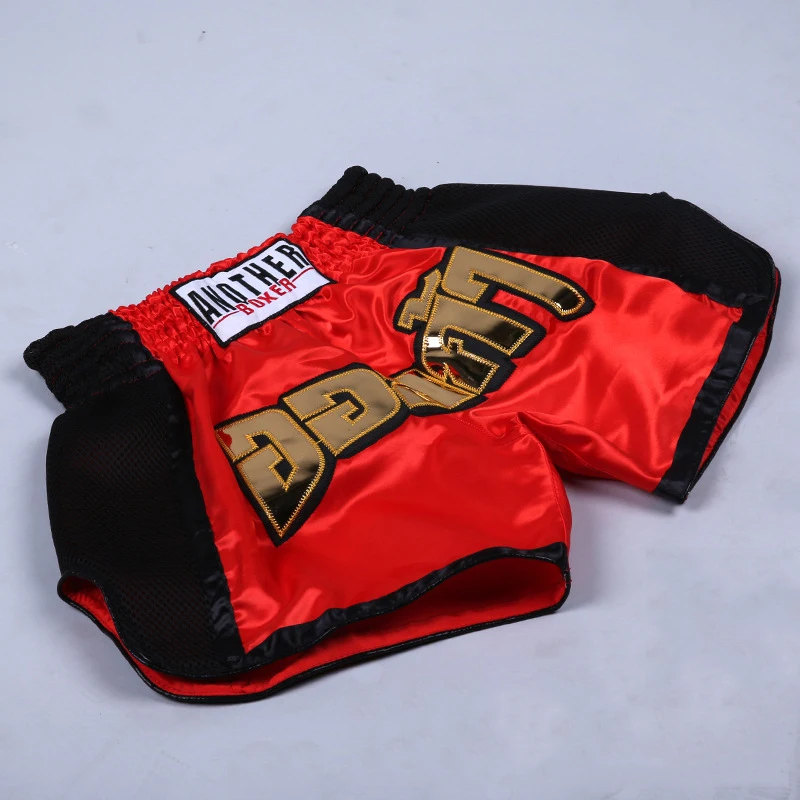 Men Grappling Muay Thai Children MMa Fight Sanda Kick Boxing Fitness Shorts Boy Girl Trunks Kids Women Kickboxing Training Pants