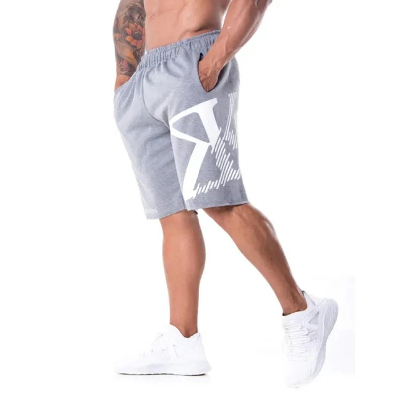 

2019 Mens shorts Calf-Length gyms Fitness Bodybuilding Casual Joggers workout Brand sporting short pants Sweatpants Sportswear