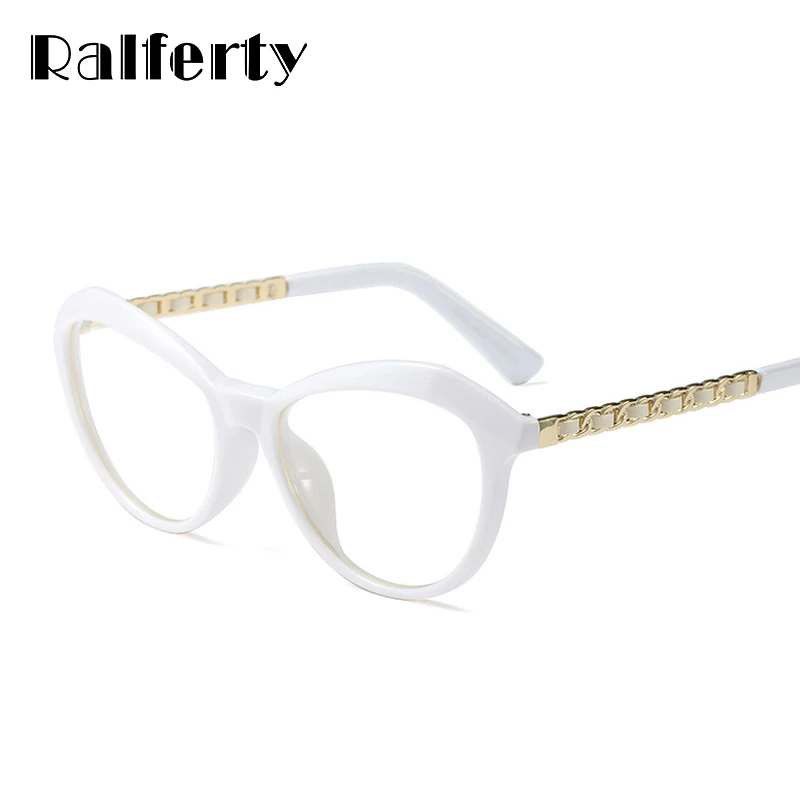 Ralferty винтажные кошачьи женские очки оплетка оправа для оптических очков прозрачные очки винтажные очки F97530