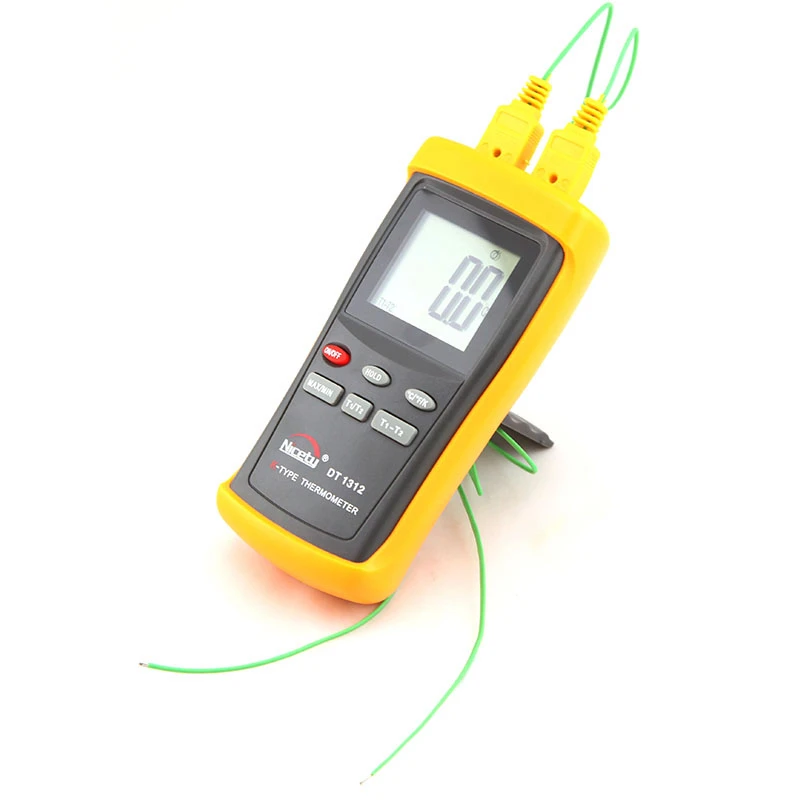 200~1370C K Type Thermocouple Thermometer Industrial Pyrometer LCD ...