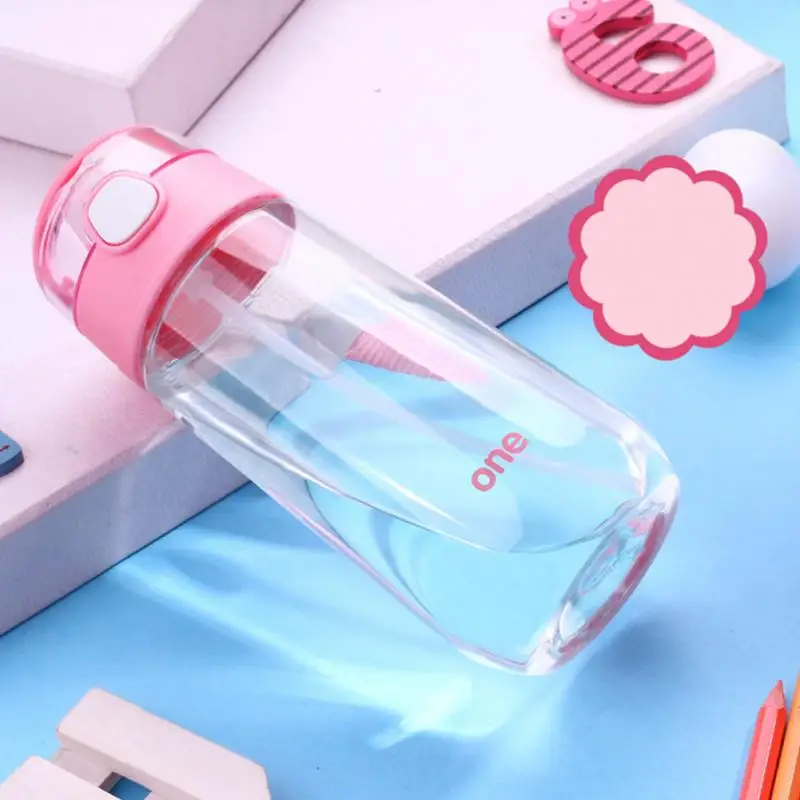 

Water Cup Cute With Straw Portable Student Juice Water Drinking Bottle Outdoor Sport School Kids Gift Boys Girls Cartoon Cup #20