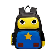 Детские школьные сумки, нейлоновые Мультяшные роботы, Детские рюкзаки для маленьких мальчиков и девочек, школьные сумки для начальной школы