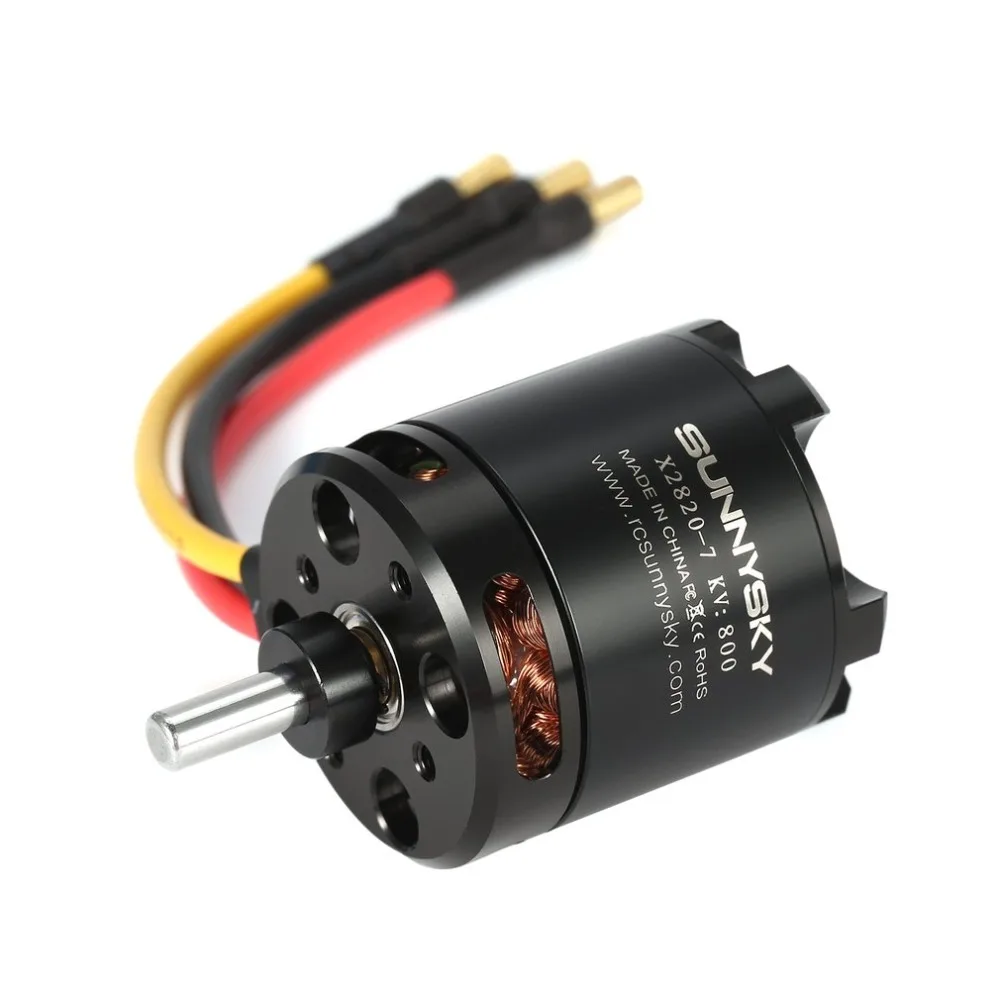 Оригинальный Sunnysky X2820 800KV 920KV 1100KV Outrunner бесщеточный двигатель для 1 5 кг RC аэробный