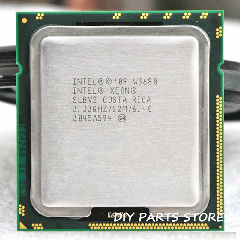 Процессор INTEL XONE W3680 6-ядерный процессор 3 33 МГц уровень 2 8 м 4 ядра турбо-частота 3600