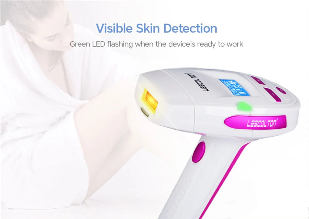 Lescolton IPL Машинка для удаления волос, лазерный эпилятор, кварцевая лампа для удаления волос, триммер для постоянного бикини, электрический эпилятор, лазер