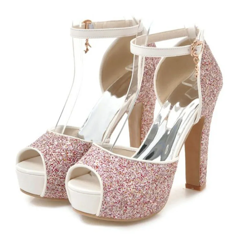 TAOFFEN/4 цвета Для женщин Новые сандалии шикарные, на высоких каблуках ...