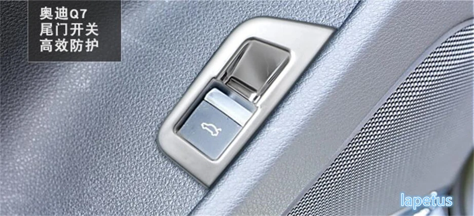 Inner Trunk Switch Button 2 Protect Frame Cover For BMW X1 2016 2017 3 5 Series