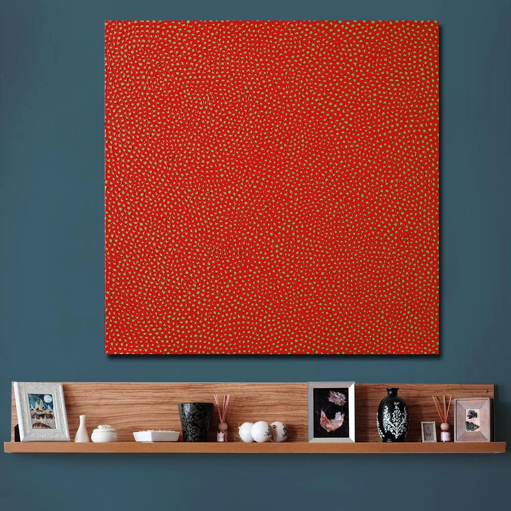Настенная живопись Yayoi Kusama - Infinity-Nets для гостиной украшение дома масляная на