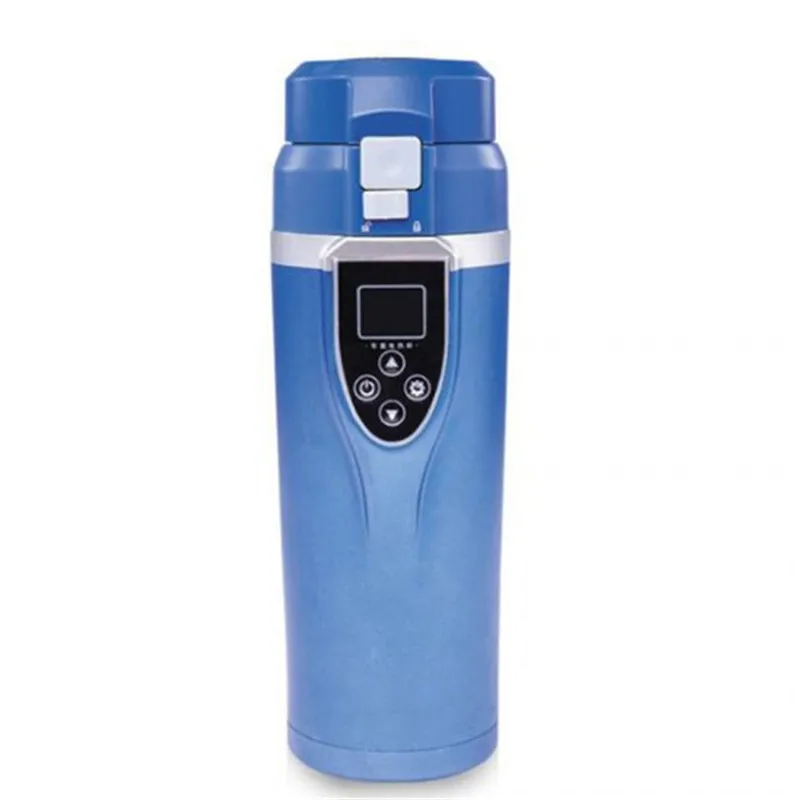 12V Portable 350ml Car Auto Heating Cup Adjustable Temperature Car Boiling Mug Electric Kettle Boiling Vehicle Thermos