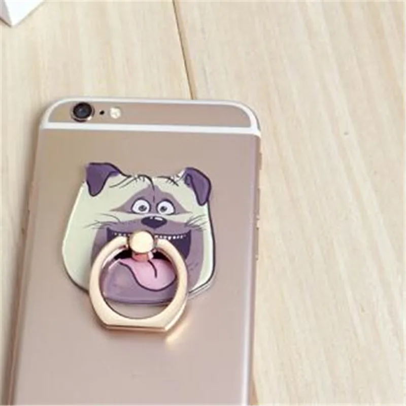 UVR животные кошка собака палец кольцо смартфон Стенд держатель телефона Подставка для iPhone Xiaomi акриловые многоразовые все смартфон