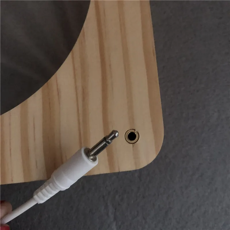 Love knot Abstract Wood Night Light Decor Nightlight USB Desk Table Lamp 3D Visual Bedroom Baby Chi