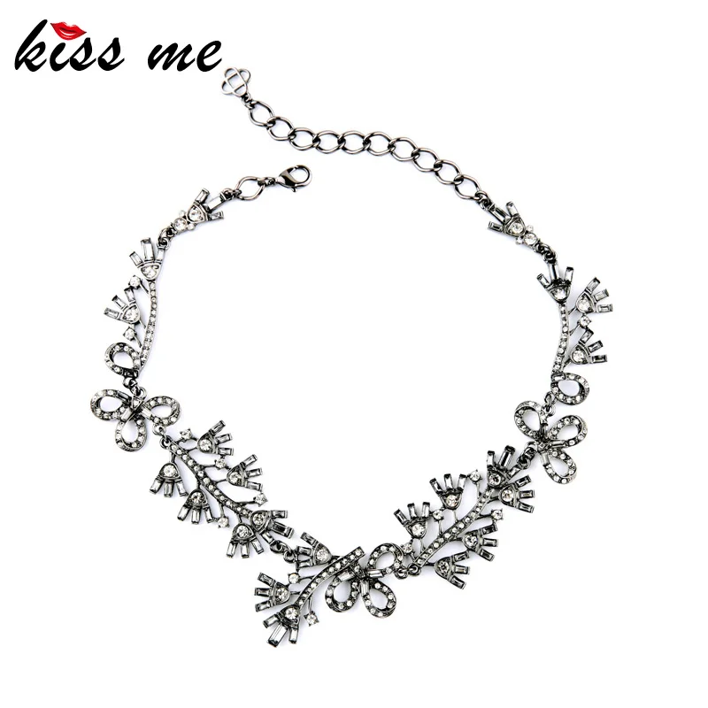 

Personality Retro Gold Silver Color Alloy Branches Collar Necklace Party Jewelry Factory Wholesale
