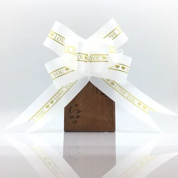 

Organza Pull Flowers Gift Packing Pull Bow Ribbon DIY for Craft , Wedding Decoration, Gift Wrap Candy Box 7LH19