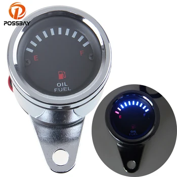 

12V Universal Motorcycle Fuel Gauge Meter Digital 10 LED Lights Bicycle Fuel Gauge Meter For Honda Yamaha Suzuki Kawasaki Harley